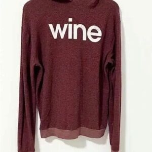 Wildfox Burgundy Graphic Women's Sweater